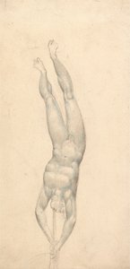 Un ángel con una trompeta de William Blake